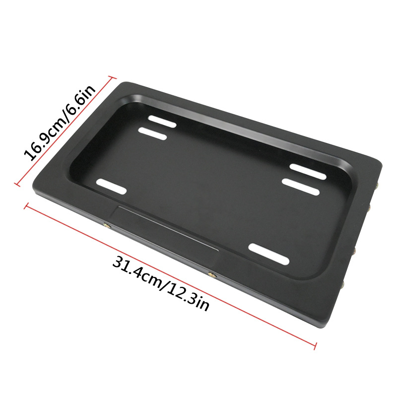 Cross-Border Amazon Us Standard Electric Dual License Plate Frame Canada One-To-Two Control License Plate Frame