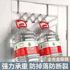 門後多功能免打孔掛鈎不鏽鋼掛衣架宿舍臥室門背式帽子置物掛衣鈎