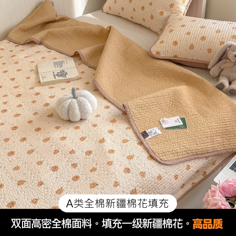 クラスA両面純綿ベッドカバー、内外新疆綿ベビー用、新綿畳ベッドシーツ、オールシーズン万能|undefined