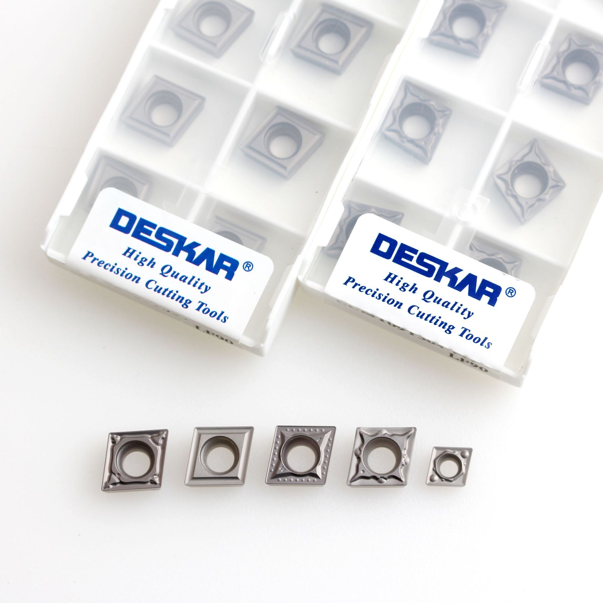 跨境戴斯卡DESKAR外贸数控车床镗孔CCMT09T304 LF90陶瓷刀粒批发