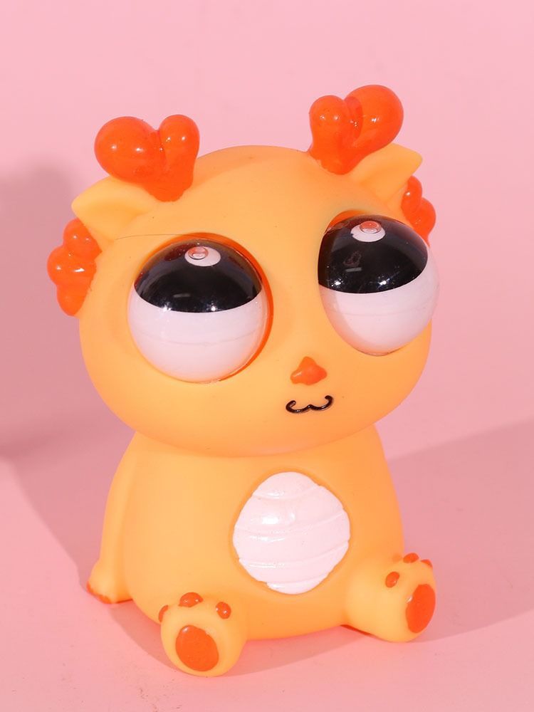 11cm 버스트 아이 드래곤 오렌지 가방