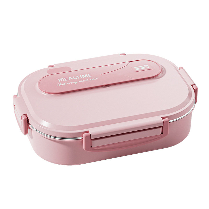 Caja de almuerzo de aislamiento térmico 316 de acero inoxidable para trabajadores de oficina estudiantes pueden cocinar platos de microondas para arroz divididos en cajas de almuerzo