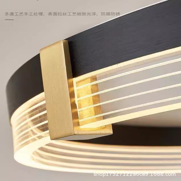 Modern and minimalistic acrylic ceiling light