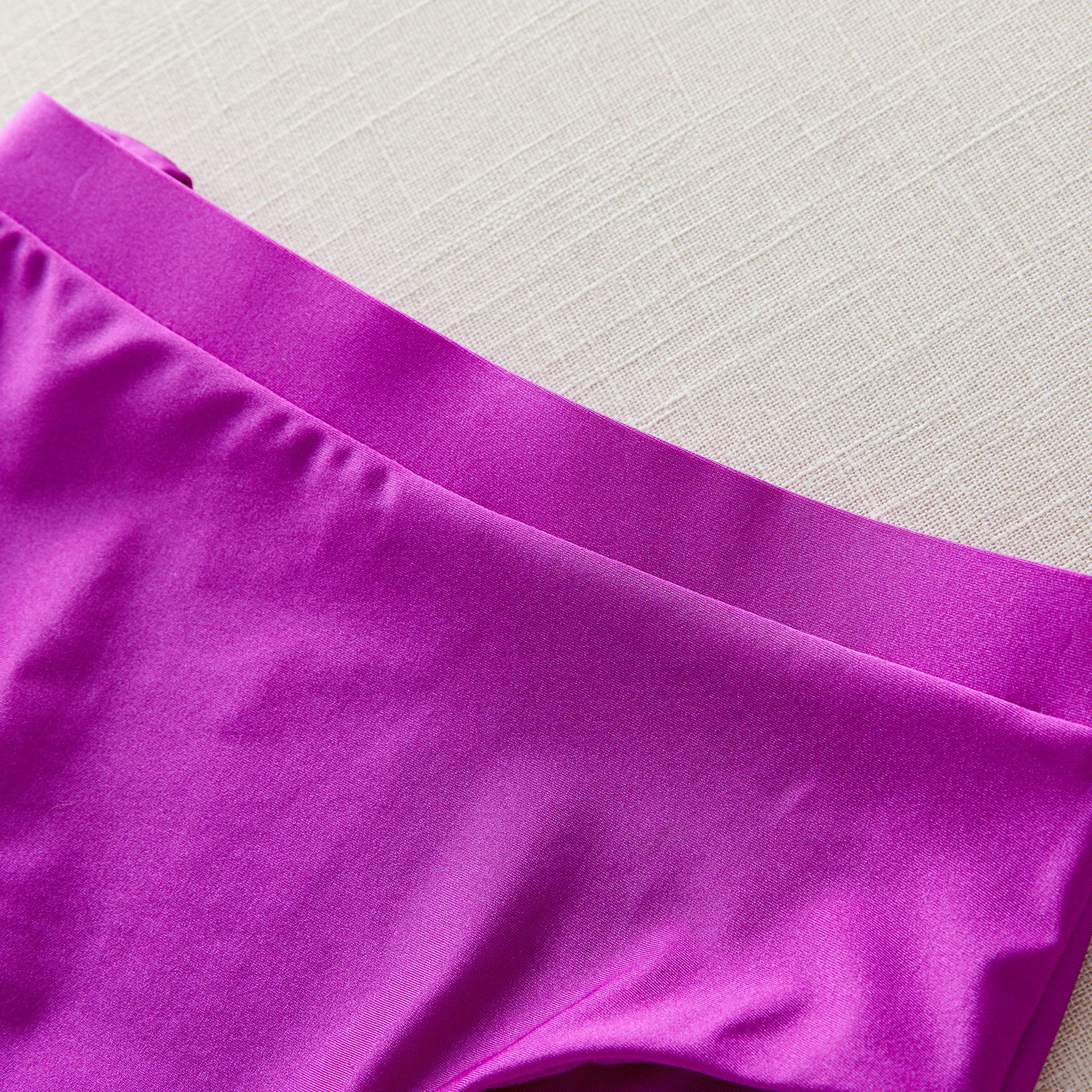 182g Weight Sexy Feel Of Sensation Mid Waist Panties Waist Bralette Bra Category Polyester Fabric Type 2 Pieces Set Quantity Swimming Pool, Beach Occasion Solid Color Pattern Women's Gender Women's Solid Color 2 Pieces Set Bikinis Swimwear 16