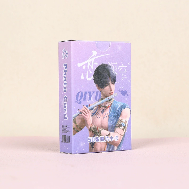 Любовь к аниме и глубокий космос маленькая карточка Qin Cheqi Qi Yu Shenxing возвращается к Li глубокая лазерная карточка коллекционная карточка 50 карточек периферийная