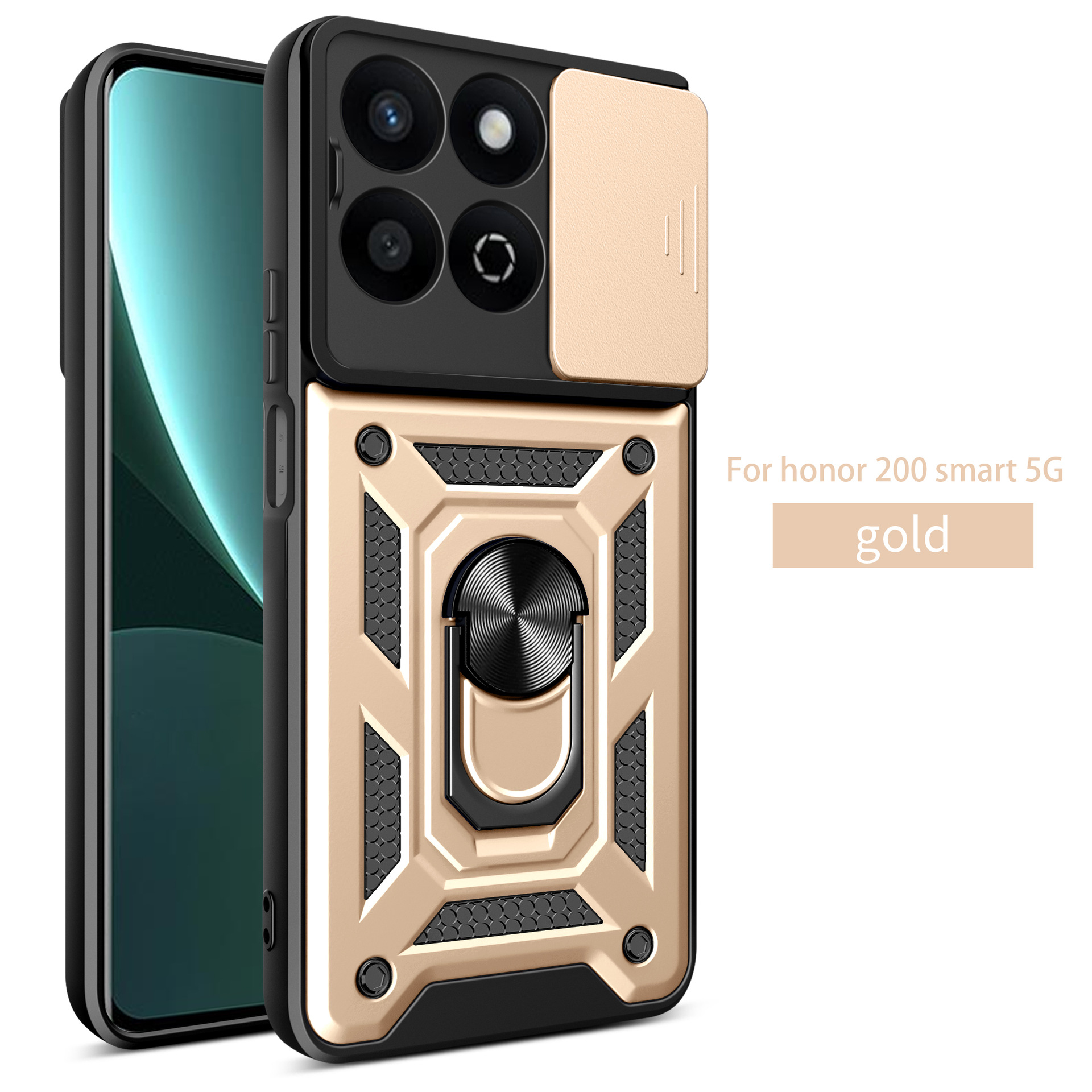 Logotipo de impresión de serigrafía de radio personalizado camuflaje RY 200smart TPU + PC armadura caja de teléfono móvil ventana de empuje a prueba de caídas image 10