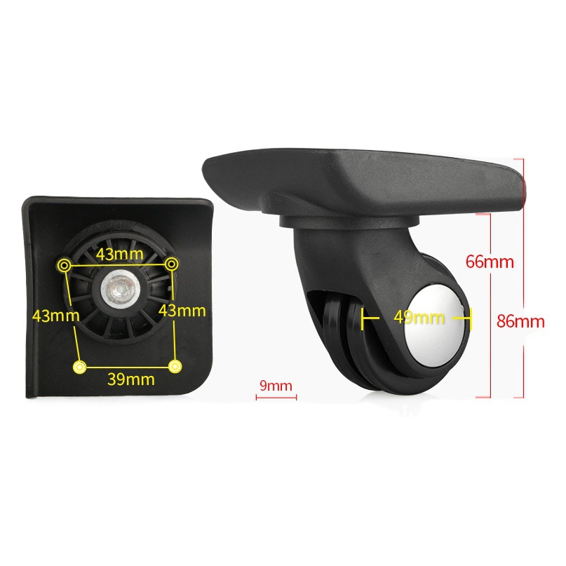 Manufacturer Wholesale Luggage Caster Wheels, Luggage Strap Accessories