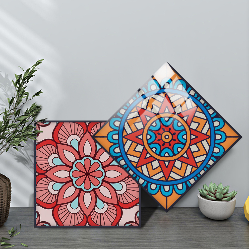 85g Weight Wall Sticker Home Textiles & Decor Type PVC Material Flower Pattern Elegant, Glam Style Elegant Glam Flower PVC Wall Sticker Wall Art 无