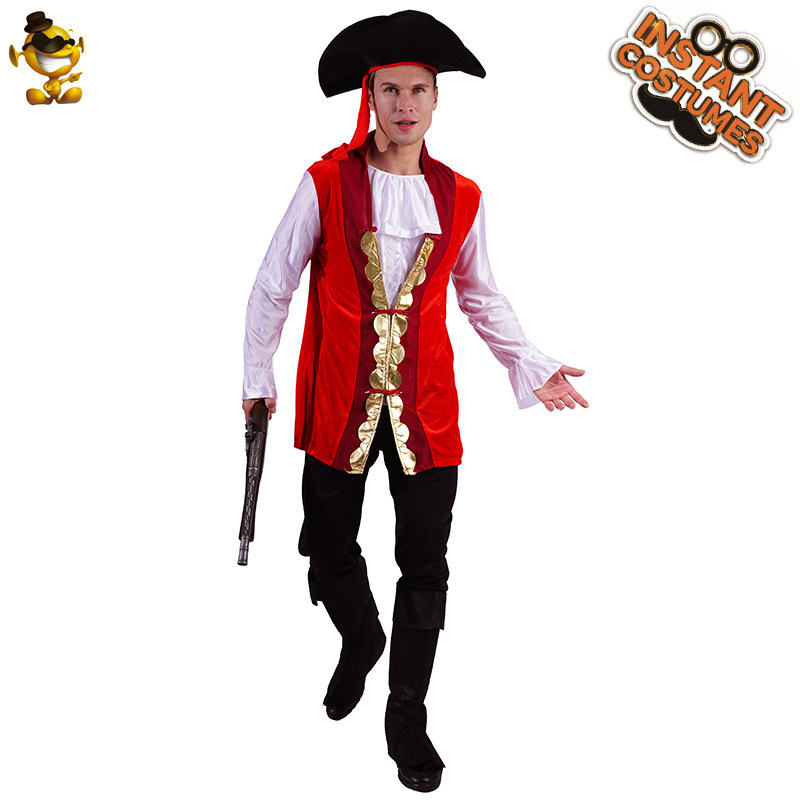 Halloween hombres y mujeres pareja de corte Barco Pirata princesa Cosplay rendimiento etapa traje del partido image 8