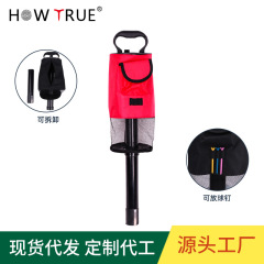 ゴルフボール拾いゴルフボール拾いネットバッグ手提げ筒着脱しやすい上下ゴルフボール拾い筒