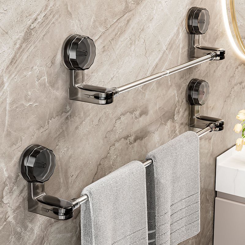 Toallero con Ventosa para Baño de Acero Inoxidable y ABS Sin Perforación