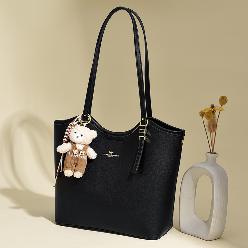 2025 New Retro Work Commuting Shoulder Bag Light Luxury Large Capacity Niche Design Fashion Underarm Tote Bag