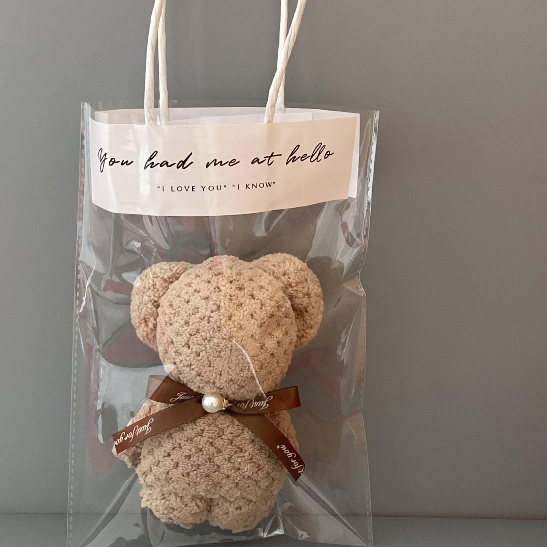 Coffee bear+ordinary gift bag