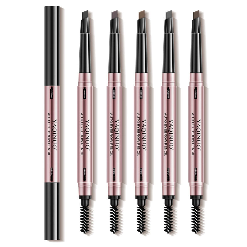 雅琪诺 Fashionable double-sided automatic waterproof eyebrow pencil, makeup primer, long-term effect