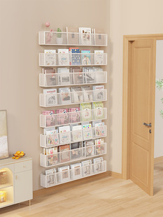Door-Mounted Bookshelf Wall Storage Rack Children's Picture Book Storage Rack Book Display Rack Corridor Wall-Mounted Simple Wholesale