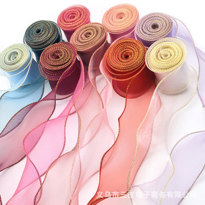 Source Manufacturer Free Shipping 6cm Fishtail Pleated Organza Headwear Jewelry Ribbon Clothing Bow Accessories Accessories