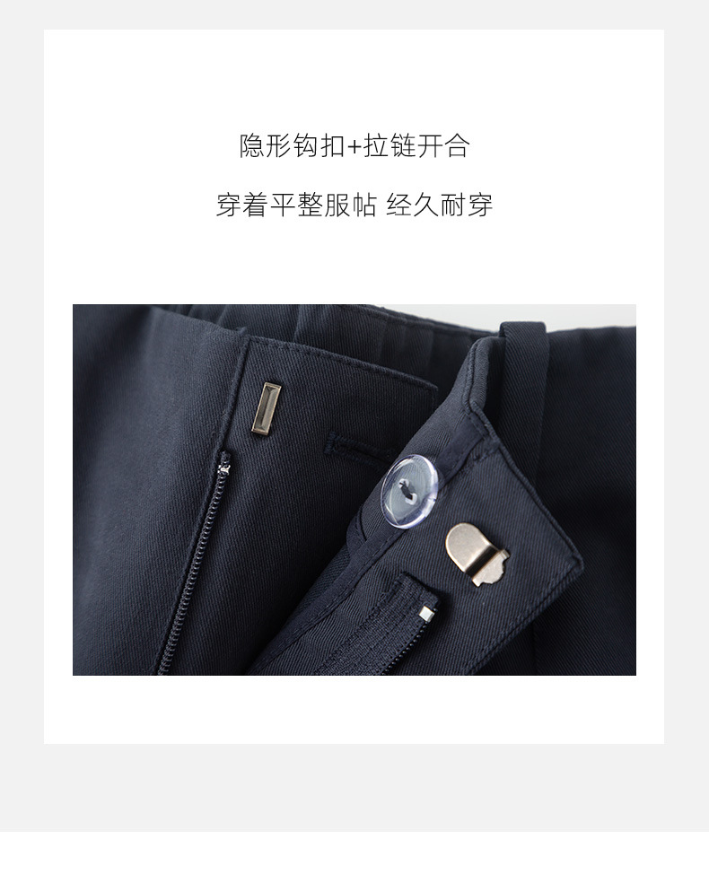 Quần harem nữ ống rộng lưng cao dài 9 phần chất liệu cotton Tencel — Màu xám be chi tiết 16