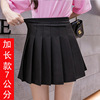 Long pleated skirt, mini-skirt, 2024 years, mid-length, elastic waist, high waist, A-line, plus size