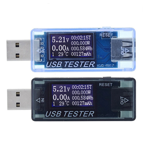 MX17 tester USB charging current/voltage tester detector USB voltmeter ammeter