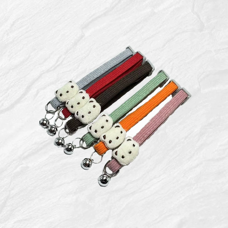 Новые домашние животные маленькие панды воротник домашние животные замши кошки собаки ошейник спот оптом