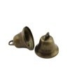 Decorations, pendant, small bell, bronze copper retro metal megaphone, 38mm