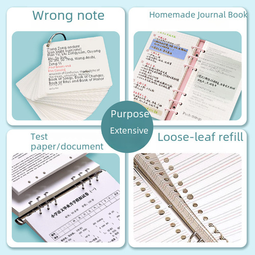 Huajie Factory Wholesale Mini Small Hole Punch Single Hole Easy Hole Puncher Round Ring Spiral Binding Machine for Binding Paper