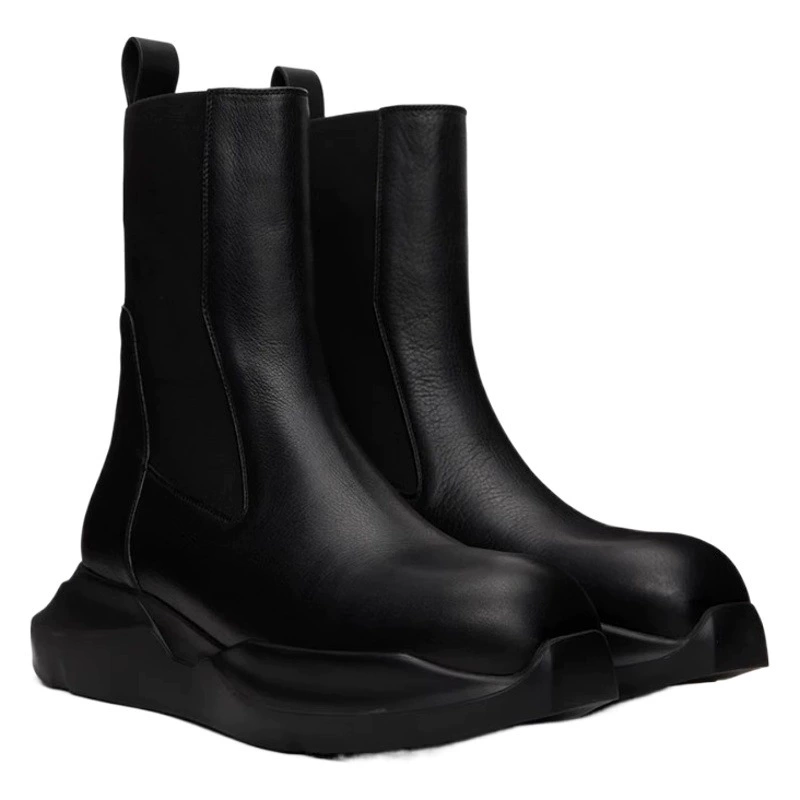 Ro мужские ботинки 2023 осенне-зимние модные мужские повседневные красивые модные Универсальные толстые подошвы увеличенные высококачественные легкие Роскошные Ботинки Martin