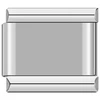 0086-Frosted silver edge blank