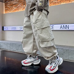 男童秋装裤子炸街秋季工装裤儿童装2025春秋新款长裤中大童潮男孩