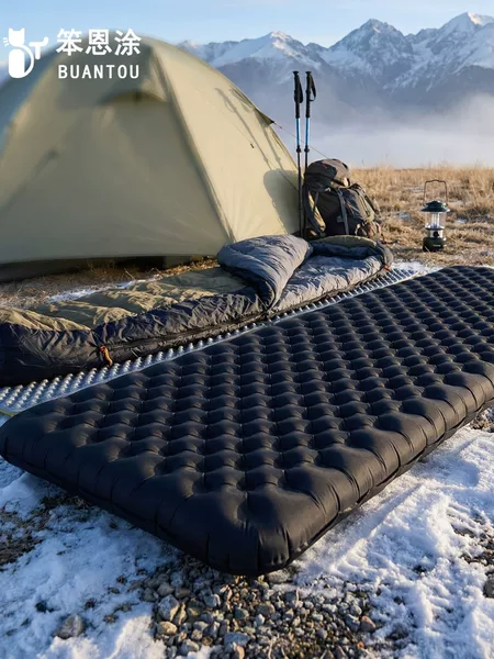 Factory Ultra Light Inflatable Mat Outdoor Tent Sleeping Mat Single Lightweight Warm Thickened Moisture-proof Mat Camping Mattress