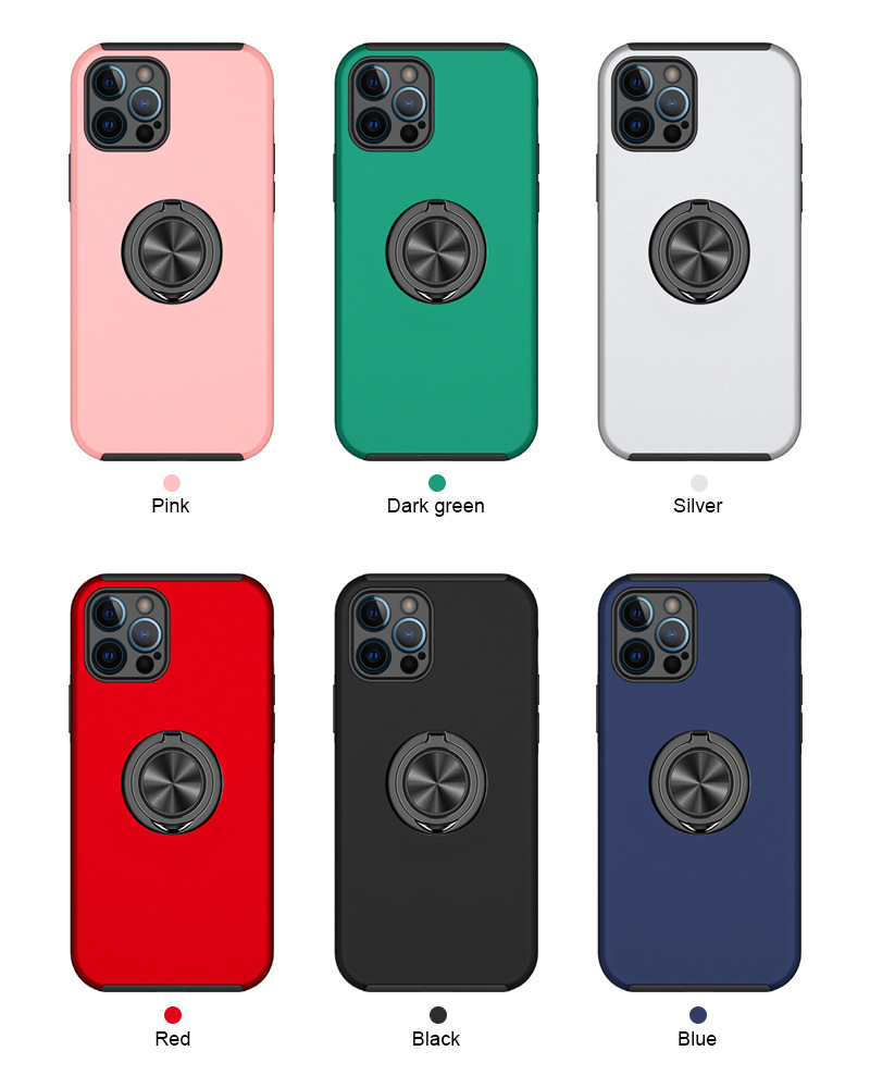 Custodia minimalista adatta per iPhone 12 Pro, custodia protettiva con anello invisibile per iPhone 17e, vendita all'ingrosso transfrontaliera_voghion.com