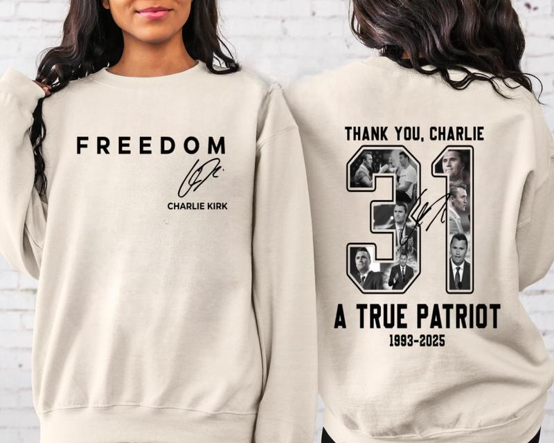 【跨境欧码】[Made in USA] Freedom Charlie Kirk Sweatshirt|undefined