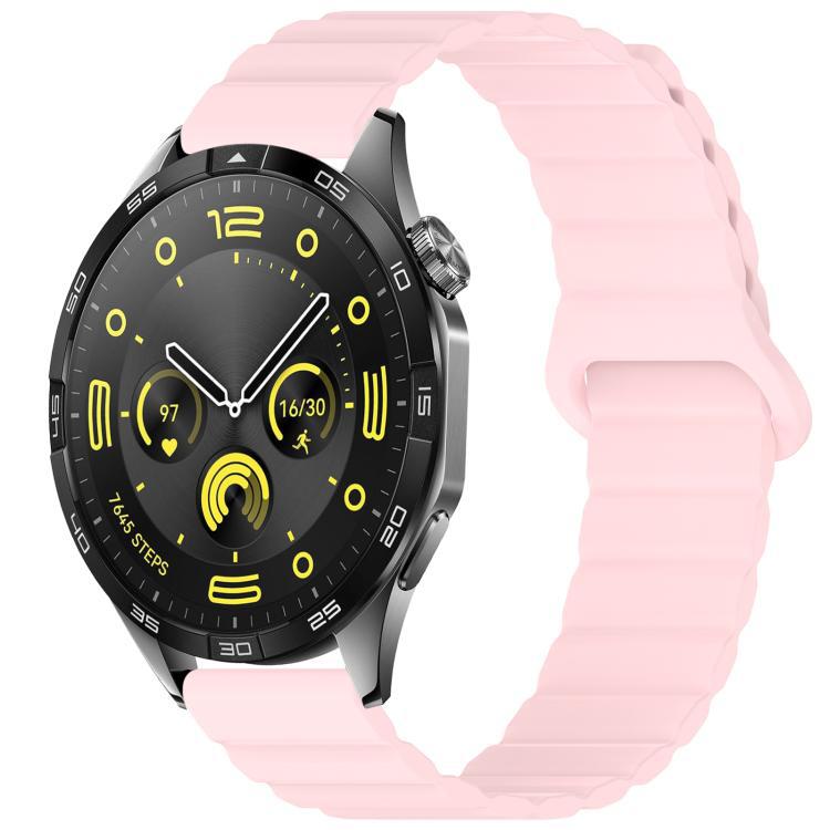 18 / 20 / 22mm correa de reloj de absorción magnética universal tipo bucle de retorno correa de reloj de silicona lisa correa de reloj multifuncional adsorción magnética fuerte