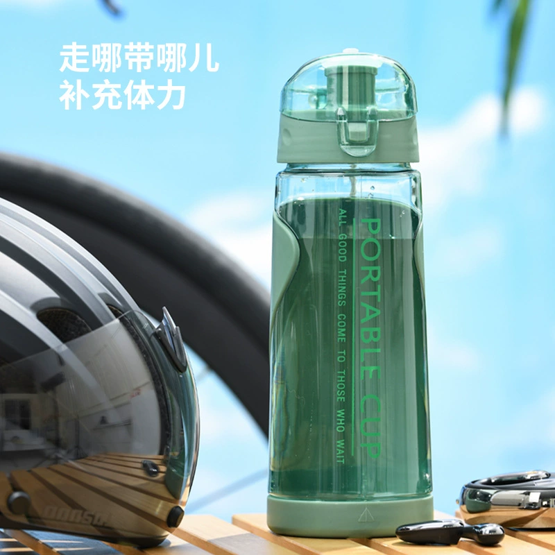 Double-layer Portable Water Cup 650ML - Sports/Creative Space Cup in 3 Colors