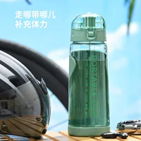 Double-layer Portable Water Cup 650ML - Sports/Creative Space Cup in 3 Colors