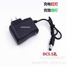 ���Ͳ�^������� 18650����� �D��4.2V ֱ�䣨��Ҏ��DC5.5�^