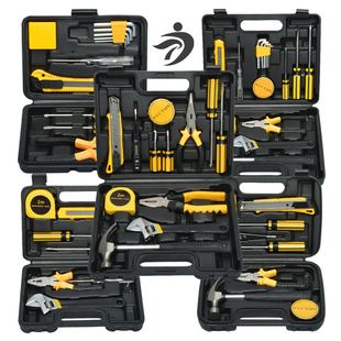 Jingtong household tool set hardware tool multifunctional maintenance toolbox household combination suit combination tool