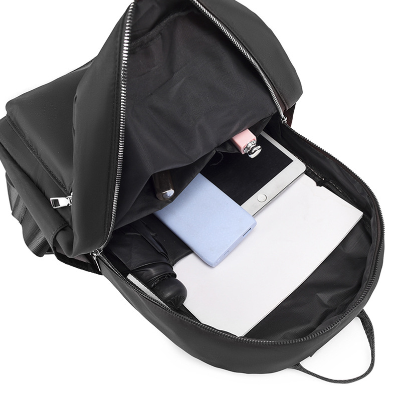 Mochila de tela Oxford para mujer 2023 nuevo estilo casual color sólido mochila para computadora de gran capacidad mochila de viaje al aire libre al por mayor