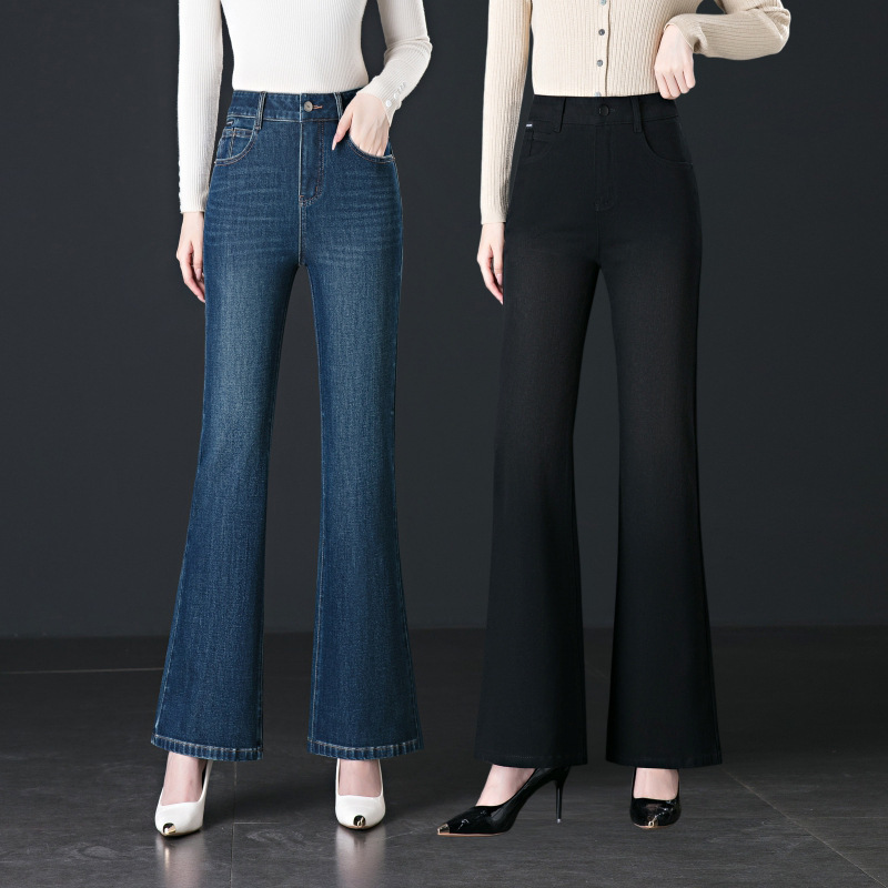 5213 Spring and Autumn New Collection: High-Quality, Comfortable, and Versatile Flared Jeans with Four-Way Stretch. Stylish and Elegant Bell-Bottoms 5213 Spring and Autumn New Collection: High-Quality, Comfortable, and Versatile Flared Jeans with Four-Way Stretch. Stylish and Elegant Bell-Bottoms