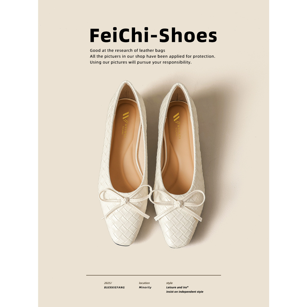 silver Woven Ballet Flats For Women 2026 Spring New Style Soft Sole Comfortable Bowknot Low Heel Mary Jane Shoes_vogvips.com