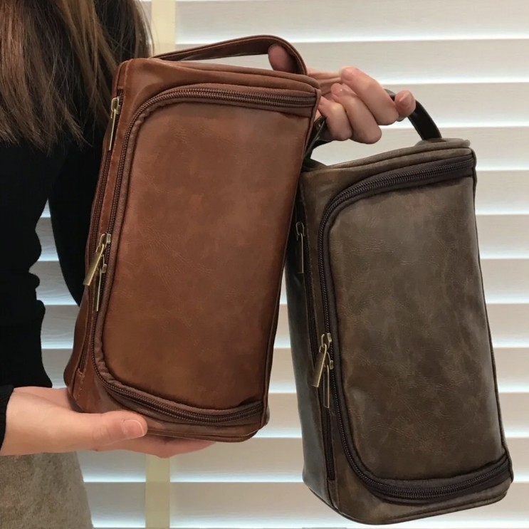 High-End Souvenir Toiletry Bag, Large Capacity, Multi-Functional Pu Leather Bag, Portable Travel Storage Makeup Bag High-End Souvenir Toiletry Bag, Large Capacity, Multi-Functional Pu Leather Bag, Portable Travel Storage Makeup Bag