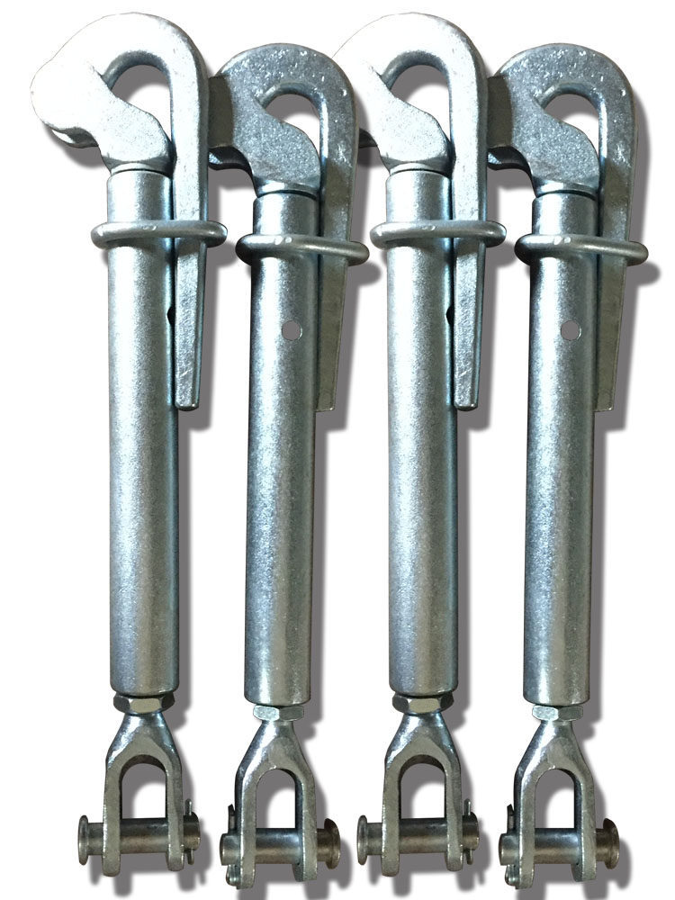 船用鹰嘴花篮螺丝脱钩索具螺旋扣船用脱钩花兰CB/T144 2.5T