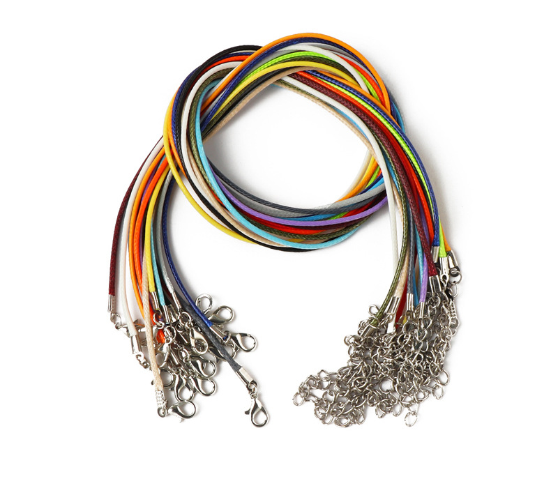 Simple Style Style 1 Piece Simple Style Solid Color Wax Rope Jewelry Accessories