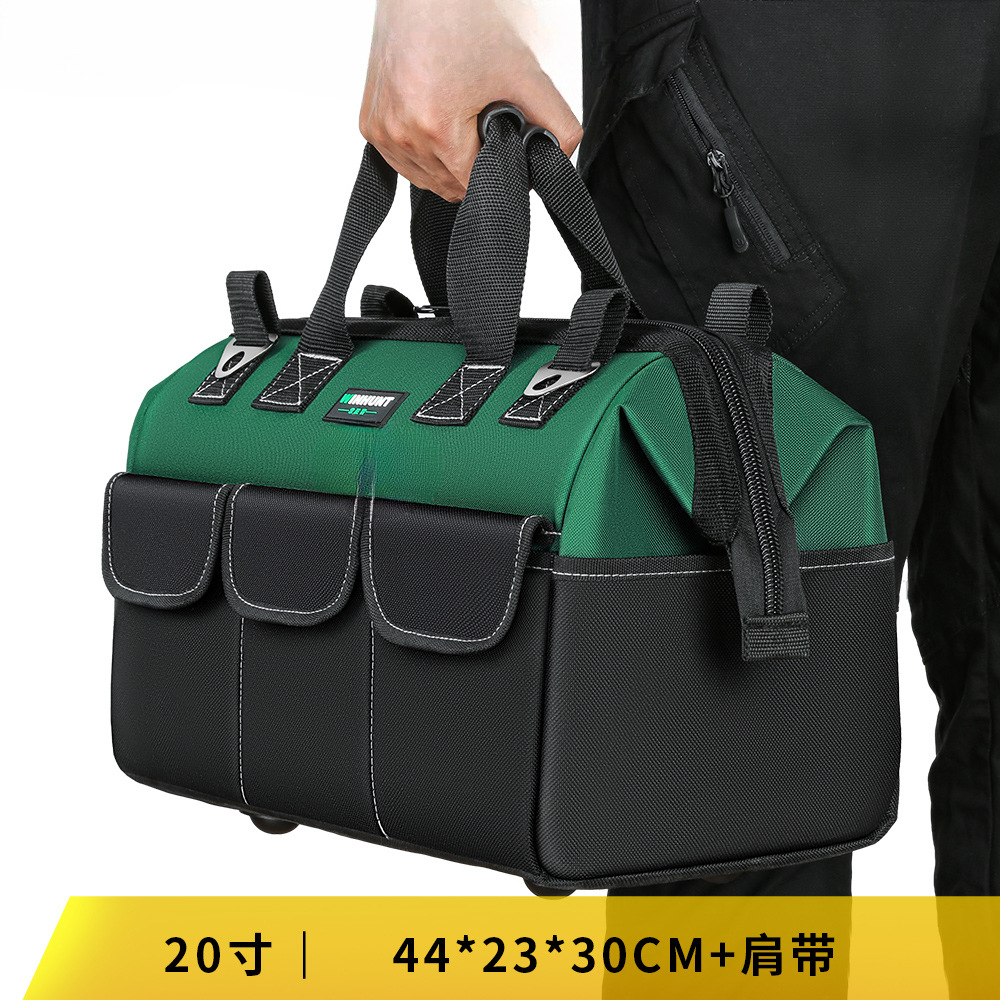 Kit de herramientas fuerte y duradero Kit de herramientas de lona gruesa caja de herramientas resistente al desgaste caja de herramientas de hardware caja de almacenamiento