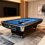 桌球台标准台美式大理石台球桌家用实木花式九球台球桌子配件全套