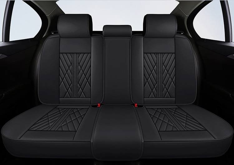 Car Cushion Four Seasons Universal Full Surrounding Special Seat Cover Autumn Breathable Perforated Leather Cartoon Goddess Car Cushion Cover