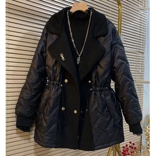 Plus Size Cotton Coat for Women Autumn and Winter New Korean Style Loose Slimming Small Cotton Coat Jacket for Women Trendy
