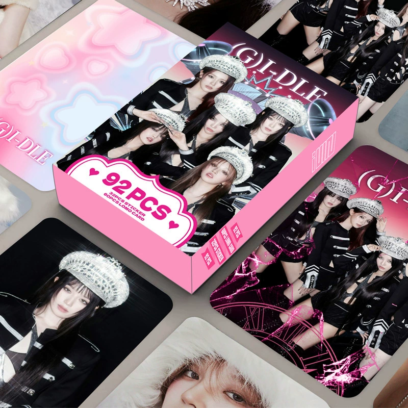 92 s карты поддержки G-idle Новый альбом двухсторонняя маленькая карта LOMO карта в штучной упаковке Коллекция фото карты наклейки