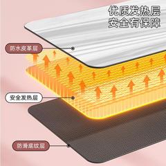 PAIDU factory direct supply simple heated mouse pad solid color gift wholesale warm table pad heated mouse pad