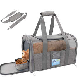 新款小型狗包透气手提猫包外出包便携可折叠出行车载宠物包猫笼子